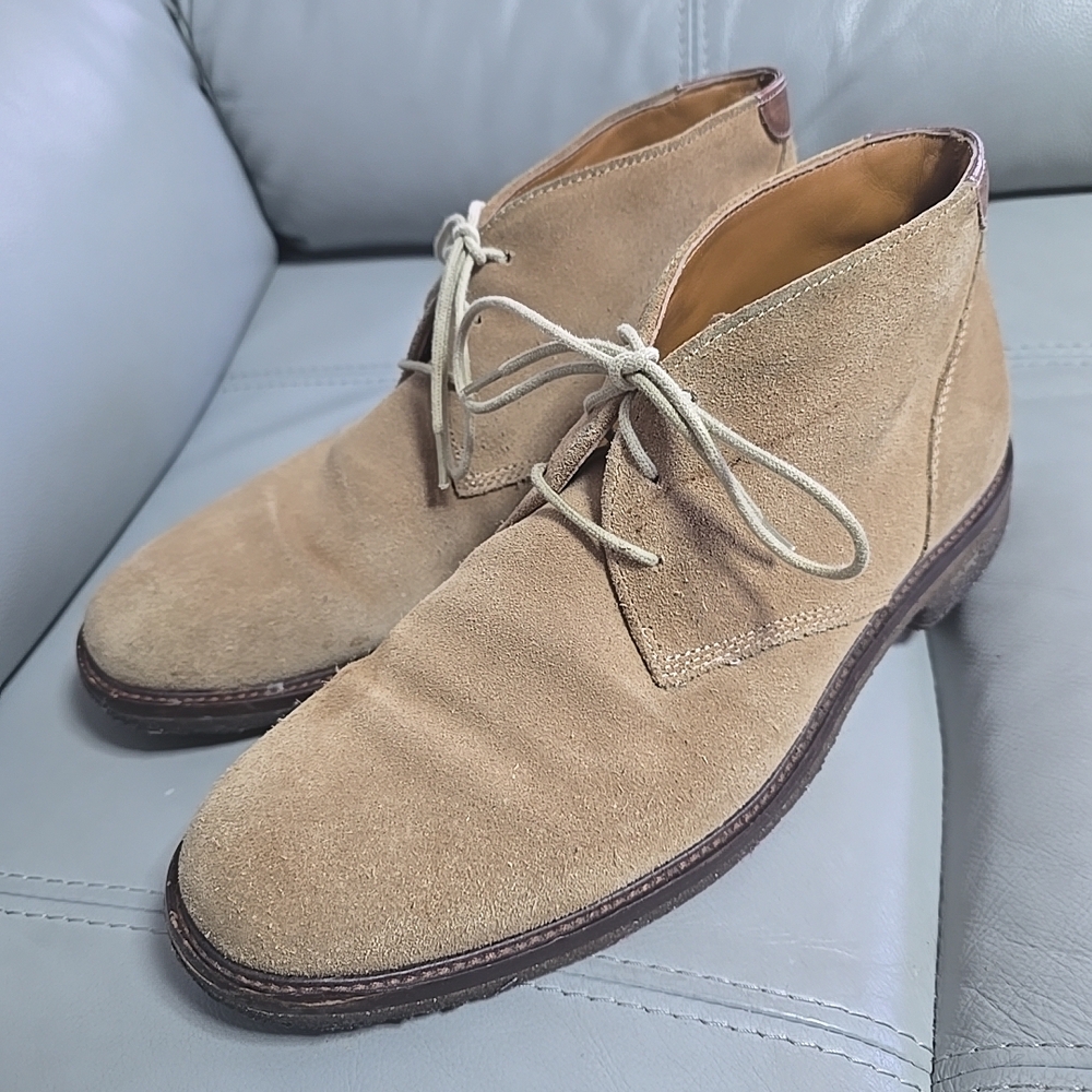 Johnston & Murphy Casual Copeland Chukka Comfort Boot Oiled Suede Mens Size 9M‎
